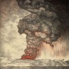 Lithograph of Krakatoa Eruption