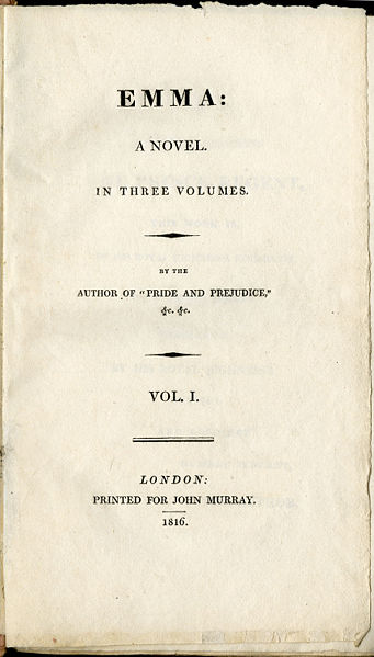 title page of _Emma_