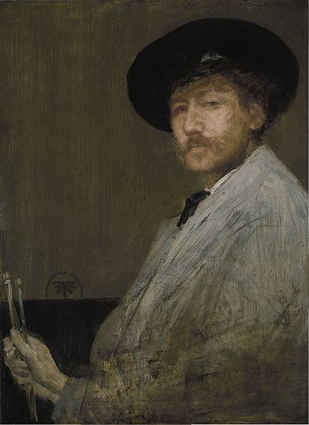 Self-Portrait of James McNeill Whistler, Arrangement in Gray: Portrait of the Painter, c. 1872