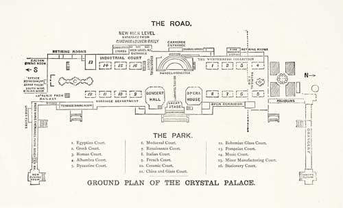 Plan of the Crystal Palace