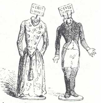 Image of headless dummies