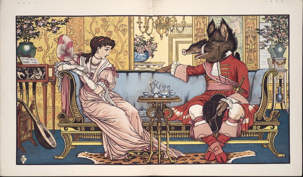 ONeill Figure 1 Crane illustration for Beauty and the Beast