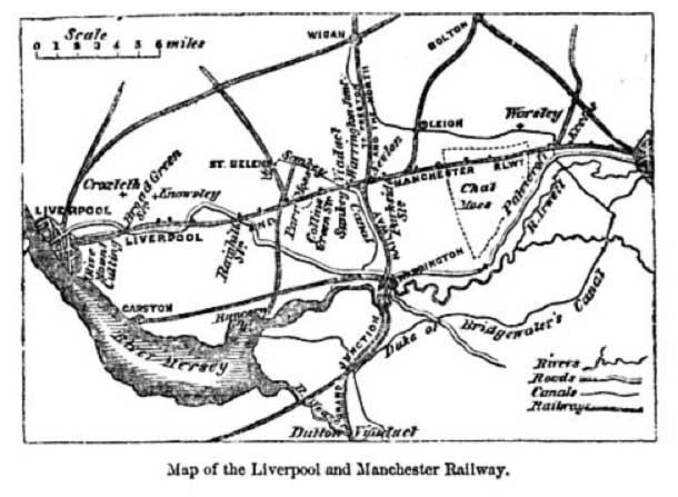 map of the L&M Railway