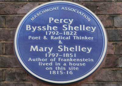 BluePlaqueShelleysm Shelley Blue Plaque