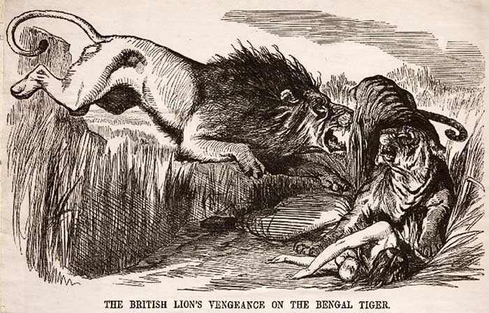 Punch cartoon, British Lion