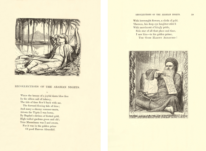Hunt's illustrations for Moxon Tennyson