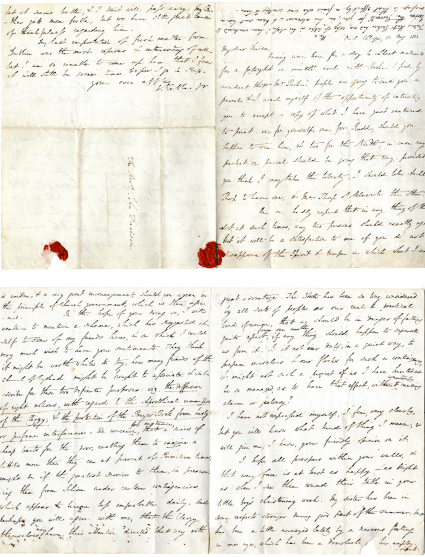 letter from Keble to Davison
