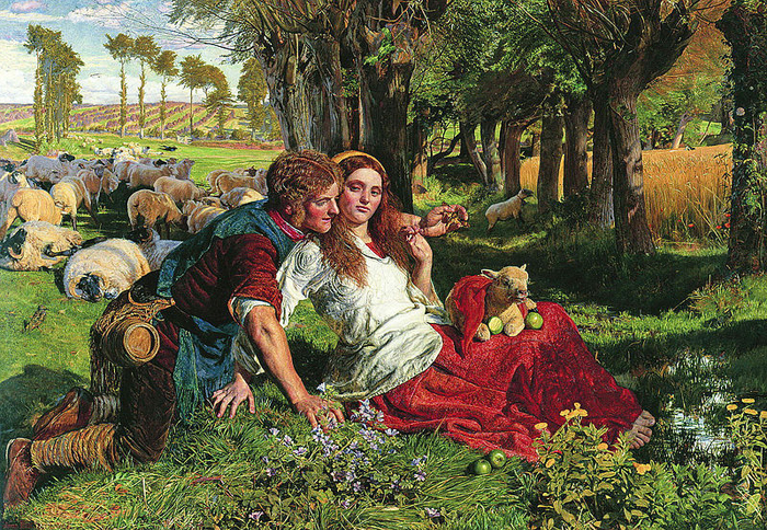 Hunt's The Hireling Shepherd