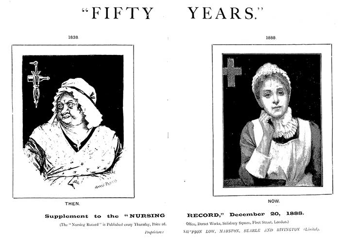 50Yearssm images of nurses past and present