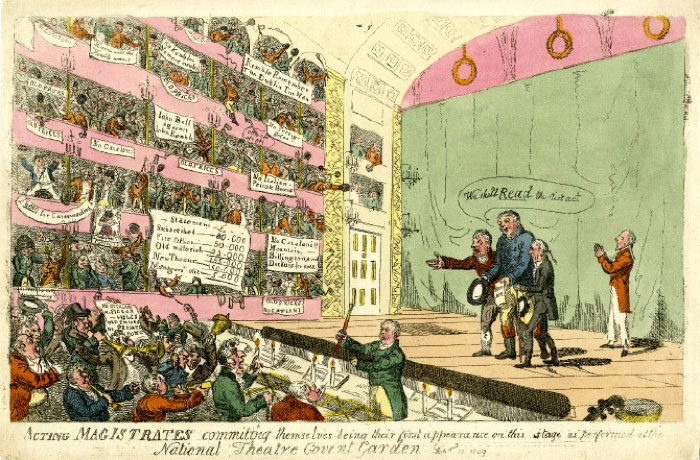 Cruikshank cartoon, Acting Magistrates