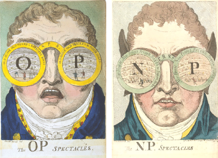 Cruikshank cartoon, Spectacles