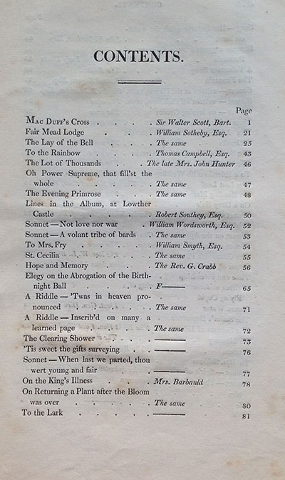 contents page