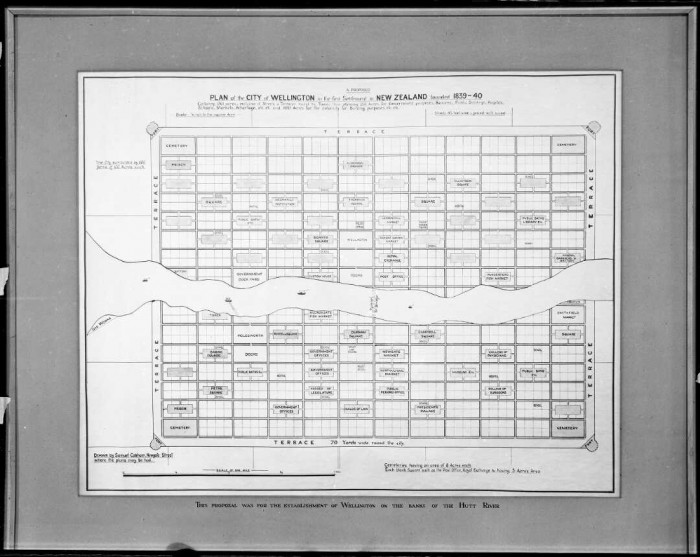 Proposed Plan of the City of Wellington