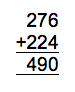 Calculation without "carrying" numbers