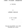 First edition title page of The Fixed Period by Anthony Trollope
