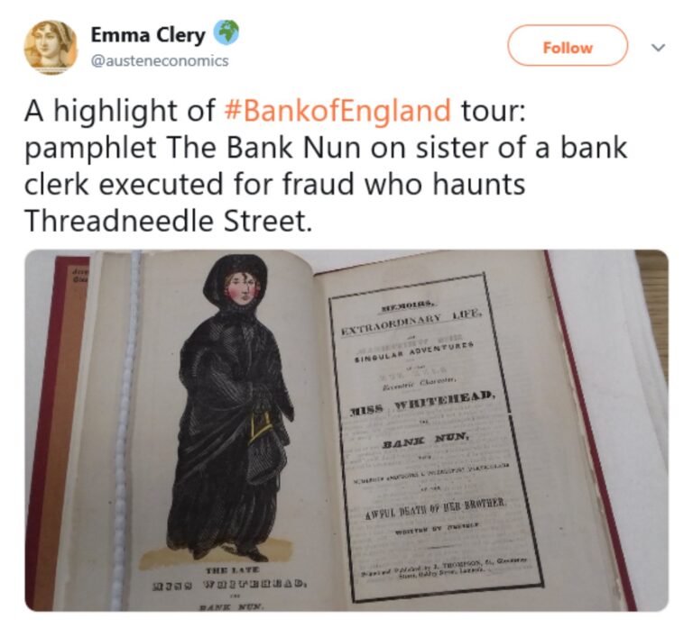 Figure 2. Emma Clery. @austeneconomics tweet of 13 May 2017. Twitter. Accessed 10 Oct. 2019. 